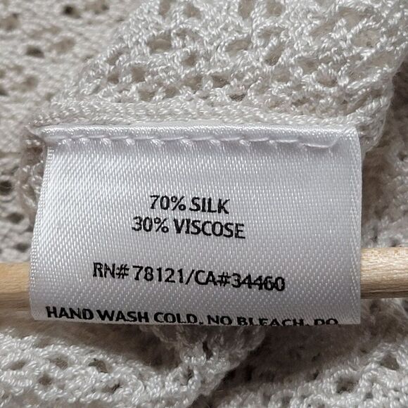 NWOT Eileen Fisher Lightweight Knit Open Front Cardigan Sz S - Picture 7 of 10